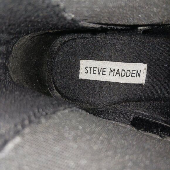 Steve Madden Men's size 9M Chelsea Suede Black Boot - Picture 5 of 9